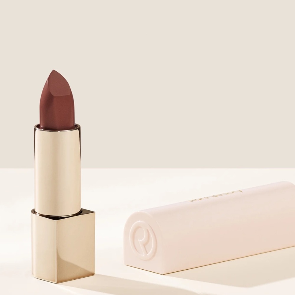 Rare Beauty Kind Words Matte Lipstick in Gifted = deep dusty plum special list